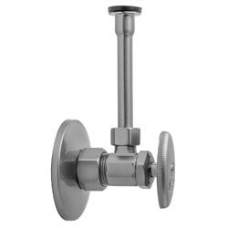 Pewter Jaclo 317-X-62-PEW 1/2 Copper Sweat x 3/8 OD Compression Standard Cross Lever Fit Extension Valve Kit 
